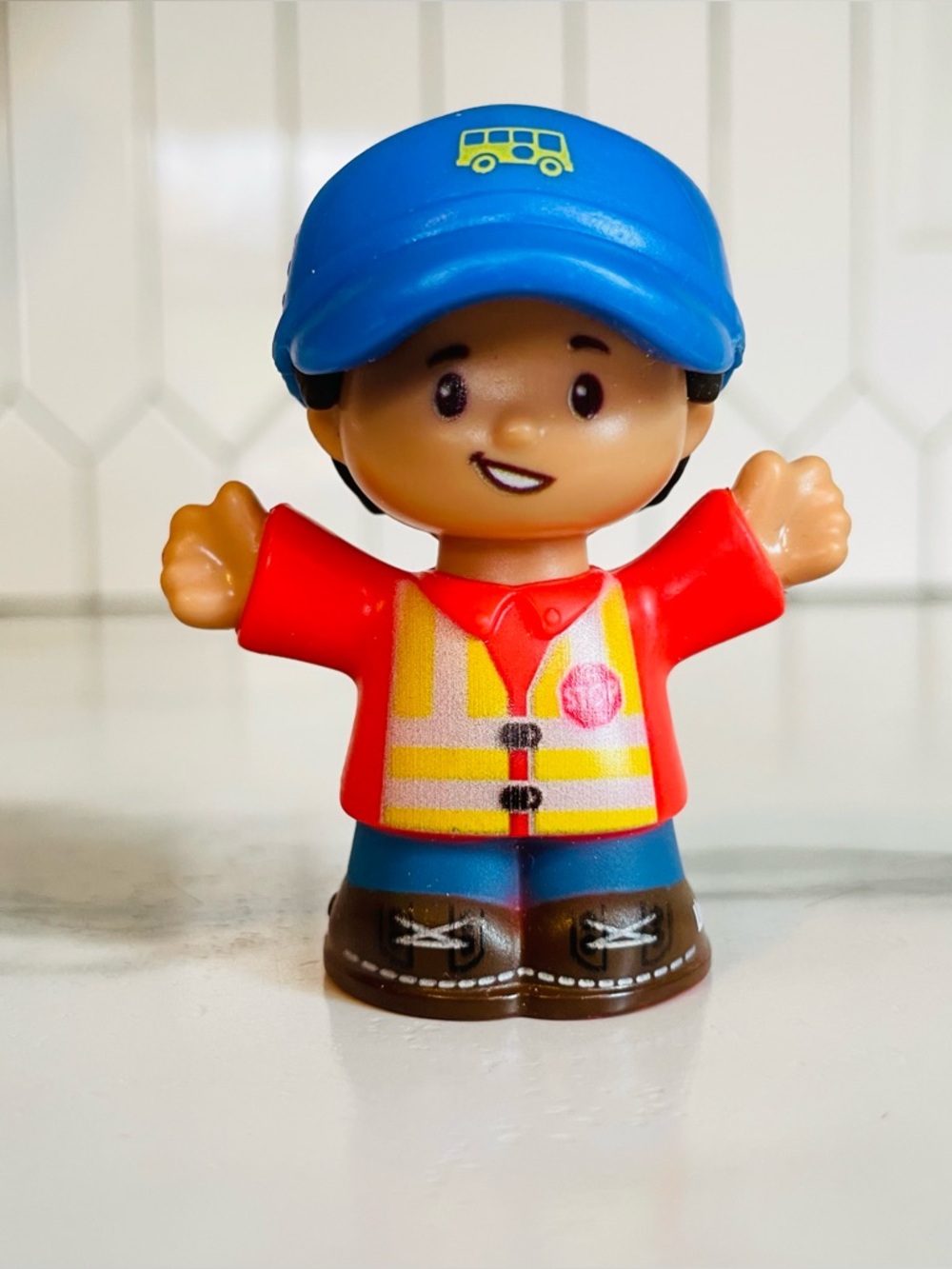 Fisher Price Little People Big Yellow School Bus Figure - Bus Driver